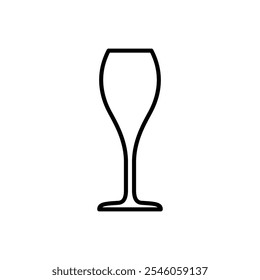 Plantillas de diseño de Vector de icono de vidrio de vino simples y modernas