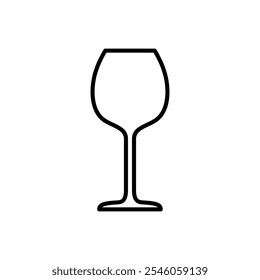 Wine Glass icon vector design templates simple and modern