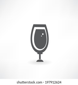 Wine Glass Icon in Vector Format
