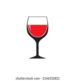 wine glass icon vector illustration