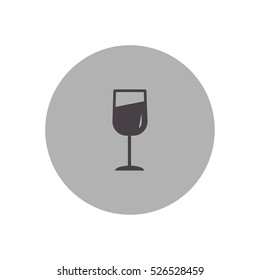 wine glass icon vector illustration, can be used for web and mobile design