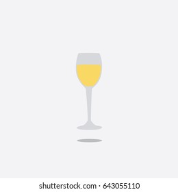 Wine glass icon, vector illustration design. Drinks collection.