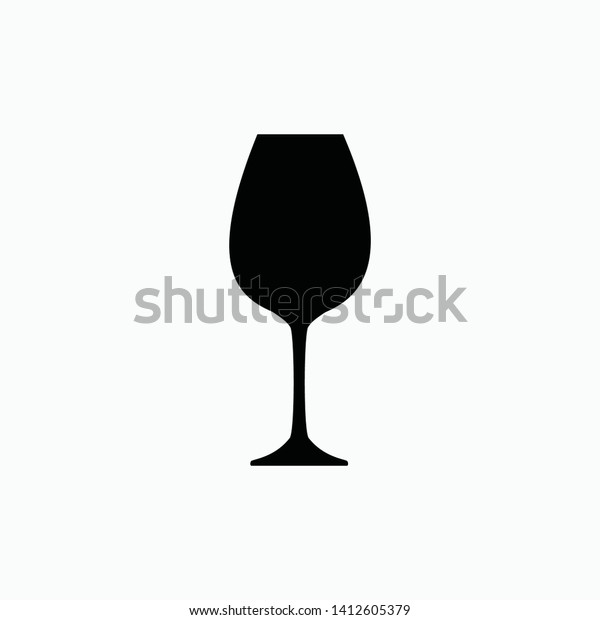 wine glass icon\
vector illustration\
isolated