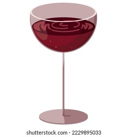 wine glass icon vector image with white background
