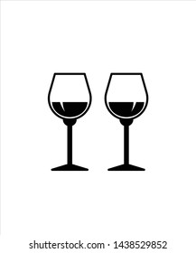 wine glass icon,vector best flat line icon.