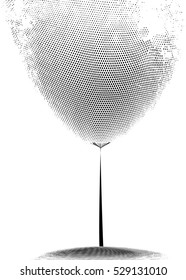 Wine glass from nets