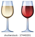 Wine glass - no mesh, blend and gradient only