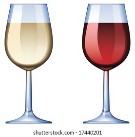 Wine glass - no mesh, blend and gradient only