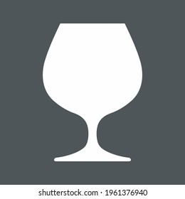 Wine glass quality vector illustration cut