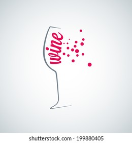 wine glass splash menu background