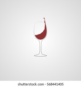 wine glass glass vector