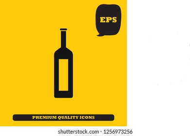 wine glass vector icon