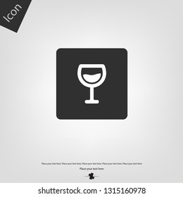 WIne glass vector icon