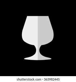 Wine glass  - vector icon