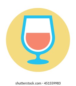 Wine Glass Vector Icon