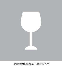 Wine glass vector icon