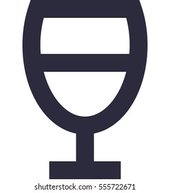 Wine Glass Vector Icon