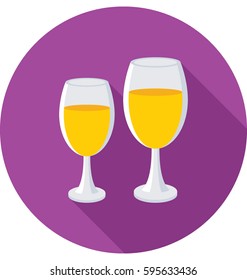 Wine Glass Vector Icon
