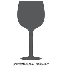 wine glass vector icon