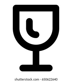 Wine Glass Vector Icon