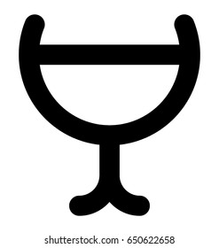 Wine Glass Vector Icon