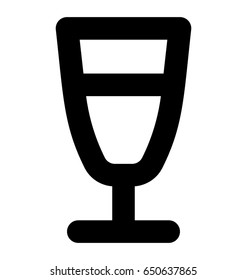 Wine Glass Vector Icon