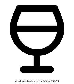 Wine Glass Vector Icon
