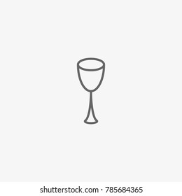 wine glass vector icon