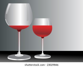 wine glass vector illustration