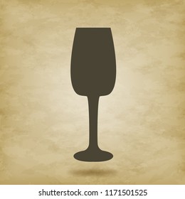 Wine glass vector isolated