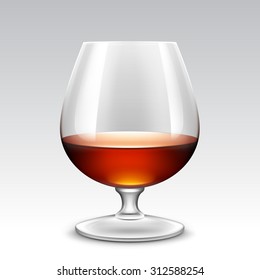 Wine Glass Vector Isolated Transparent