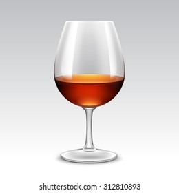Wine Glass Vector Isolated Transparent
