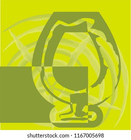 wine glass, wineglasses, vector, gray, line drawing, illustration. for web design, printing, poster, banner, wallpaper, advertising