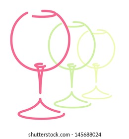 Wine glasses