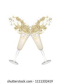 Wine glasses champagne