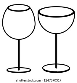 Wine glasses design