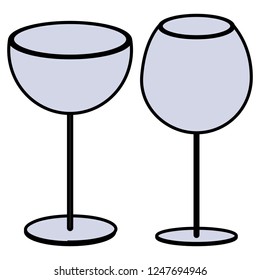 Wine glasses design