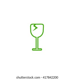 wine glasses, icon