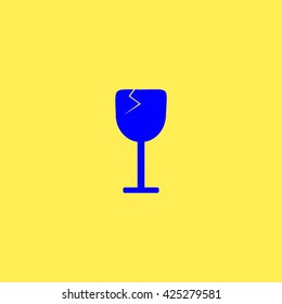 wine glasses, icon
