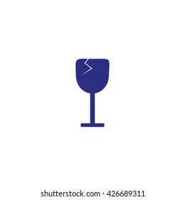 wine glasses, icon