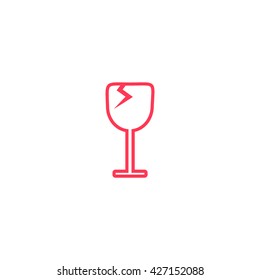 wine glasses, icon