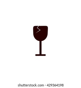 wine glasses, icon