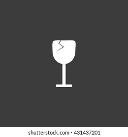 wine glasses, icon