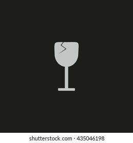 wine glasses, icon