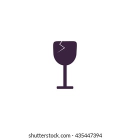 wine glasses, icon