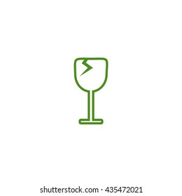 wine glasses, icon
