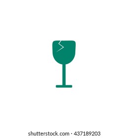 wine glasses, icon