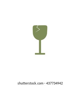 wine glasses, icon