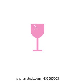 wine glasses, icon
