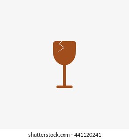wine glasses, icon